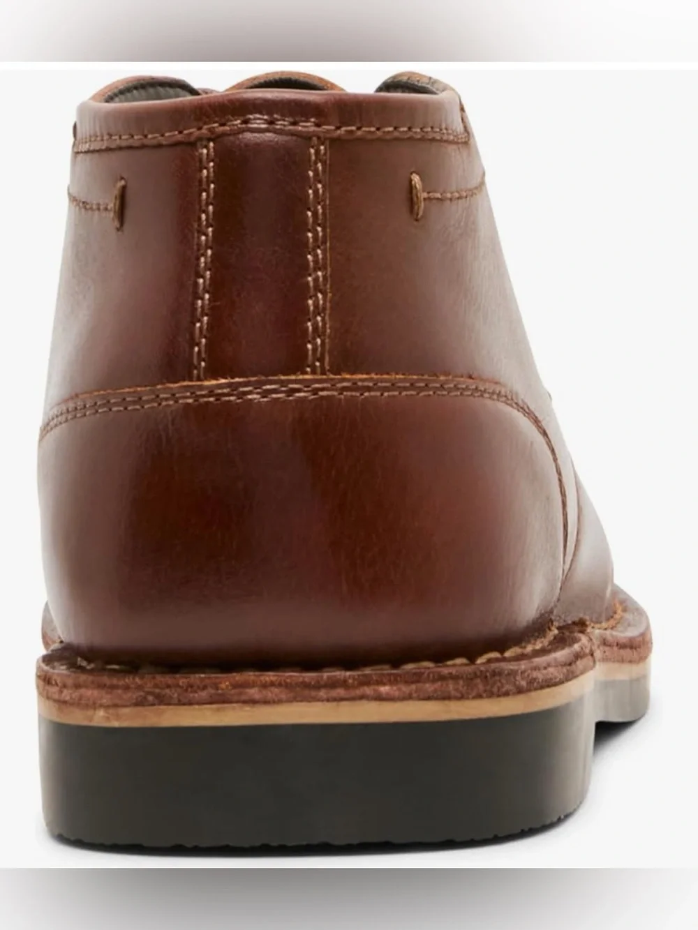 Steve Madden Harken Cognac Leather Chukka Boots Sz 11.5